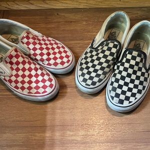 2 for 1 deal , Black & Red Vans